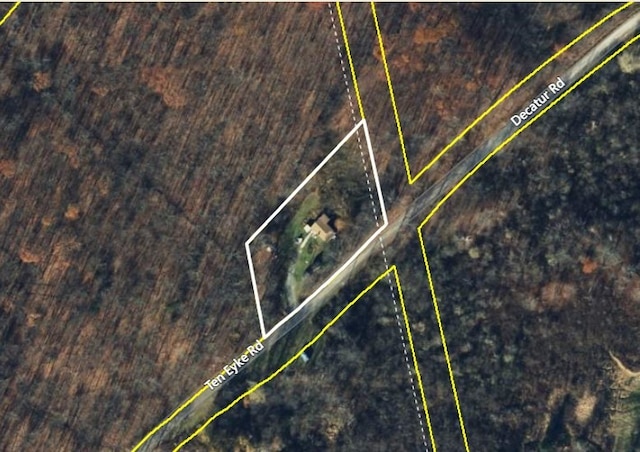 489 Ten Eyck Rd, Decatur, NY 12043 - aerial map of property and surrounding area