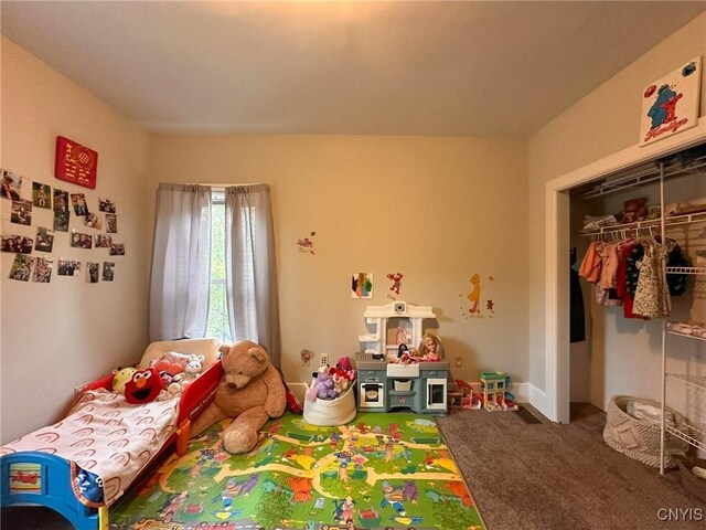 237 James St, Lenox, NY 13032 - carpeted bedroom featuring a closet