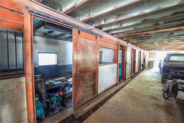 view of stable