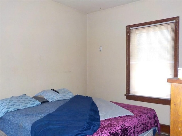 bedroom featuring multiple windows