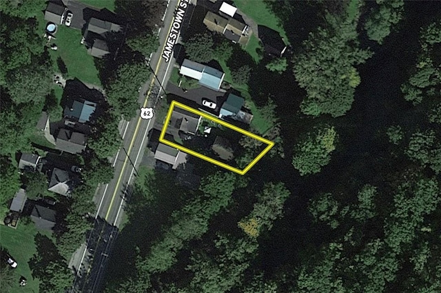 332 Jamestown St, Persia, NY 14070 - map / location featuring property parcel outlined