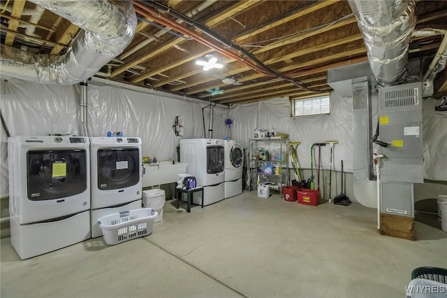 100 May Dr, Elma, NY 14059 - basement featuring washer and clothes dryer
