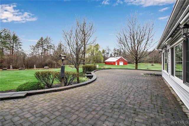 100 May Dr, Elma, NY 14059 - view of patio with an outdoor structure