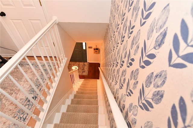 view of staircase
