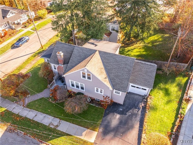 aerial view of property and surrounding area