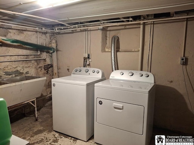 11 Prather Ave, Jamestown, NY 14701 - washroom with washing machine and dryer
