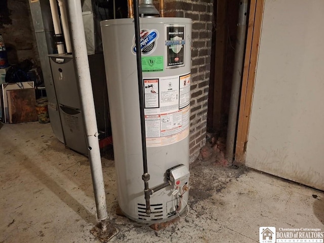 11 Prather Ave, Jamestown, NY 14701 - utility room with water heater