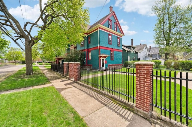 82 Clinton St, Tonawanda-City, NY 14150 - victorian home with a chimney