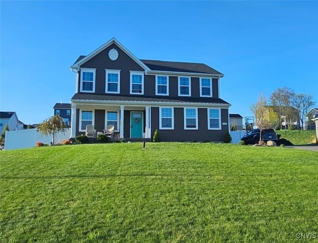 5546 Rolling Meadows Way, Camillus, NY 13031 - colonial inspired home featuring covered porch