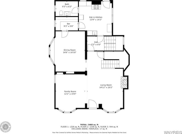 47 Beard Ave, Buffalo, NY 14214 - home floor plan