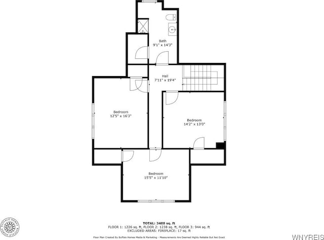 47 Beard Ave, Buffalo, NY 14214 - home floor plan