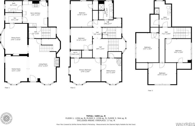 47 Beard Ave, Buffalo, NY 14214 - room layout