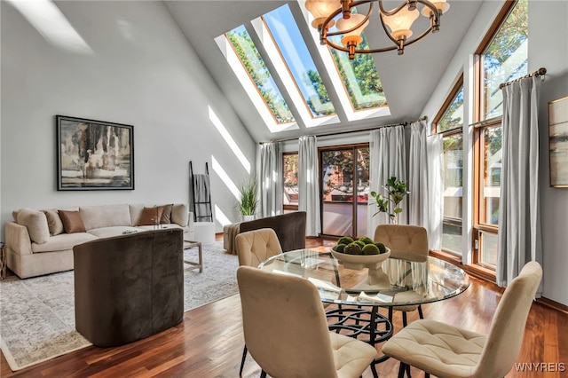 20 Harbour Pointe, Buffalo, NY 14202 - sunroom with a skylight and a chandelier