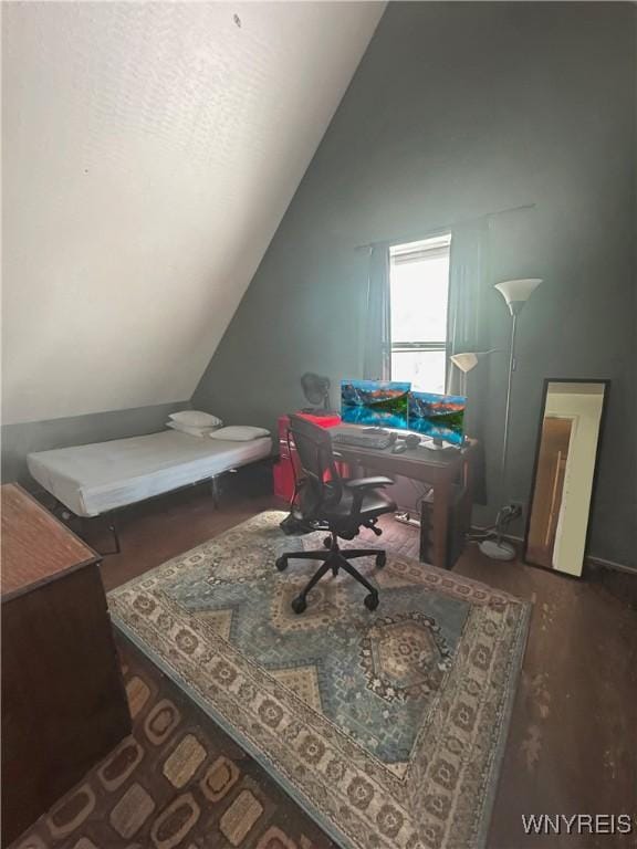75 Northrup Pl, Buffalo, NY 14214 - office space with lofted ceiling and wood finished floors