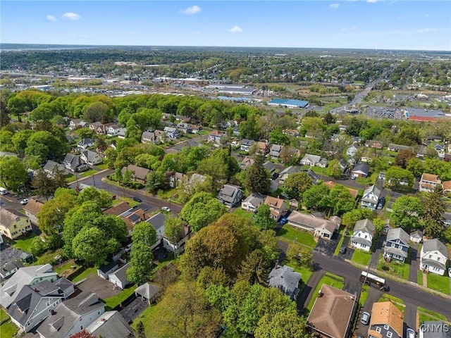 aerial view of property's location featuring nearby suburban area