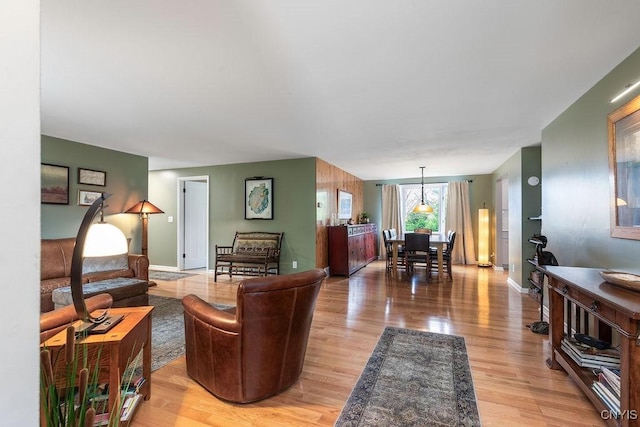 117 Shoreview Dr, Clay, NY 13090 - living room featuring light wood-style flooring and baseboards
