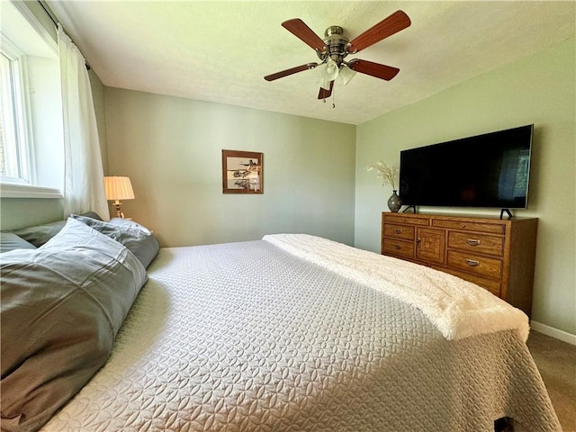 155 Hickory Grove Rd, Horseheads, NY 14845 - carpeted bedroom with ceiling fan and baseboards