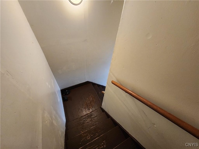 view of staircase