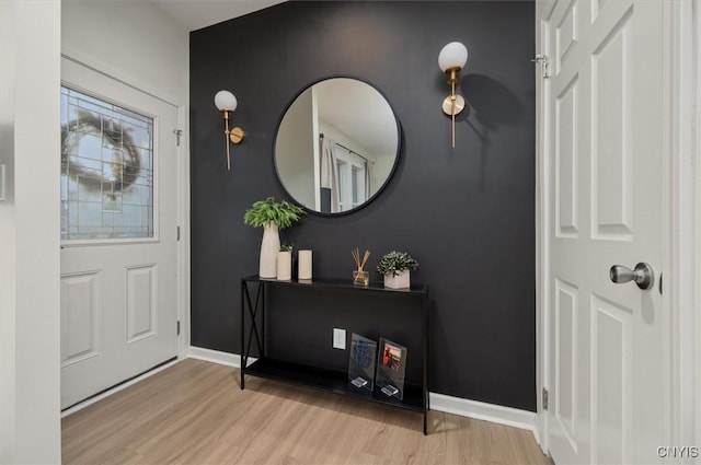 161 Knapps Knolle Rd, Schuyler, NY 13502 - foyer entrance featuring light wood-type flooring and baseboards