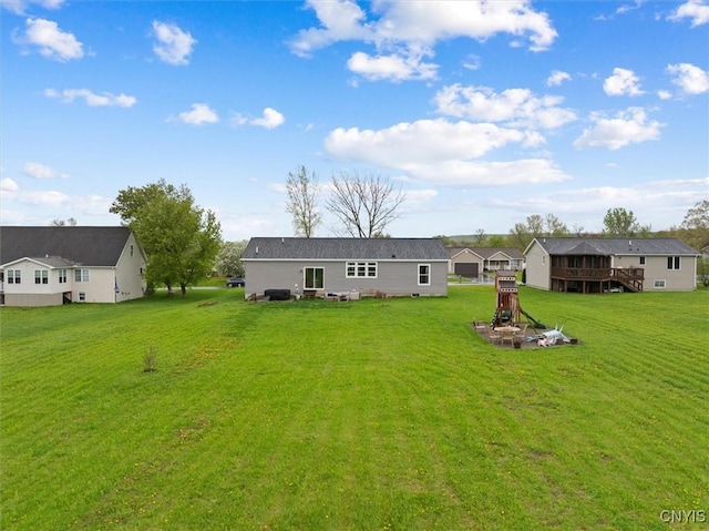 161 Knapps Knolle Rd, Schuyler, NY 13502 - rear view of property with a yard