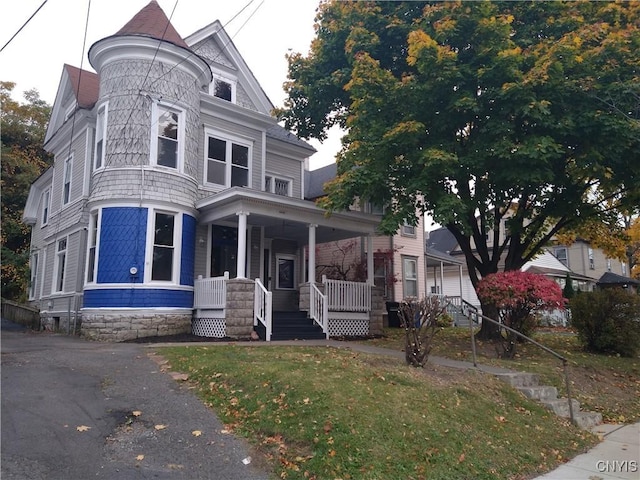 406 Milton Ave, Syracuse, NY 13204 - victorian-style house with covered porch