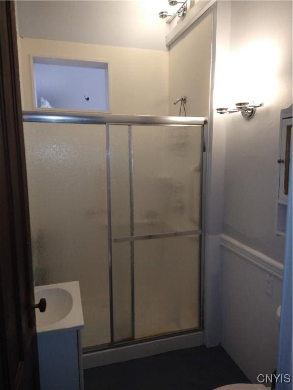406 Milton Ave, Syracuse, NY 13204 - full bathroom featuring a shower stall and vanity