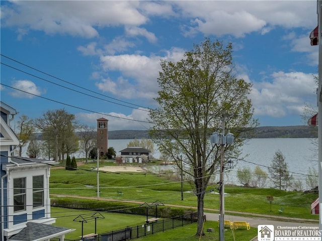14 S Lake Dr Unit 2B, Chautauqua, NY 14722 - water view with fence