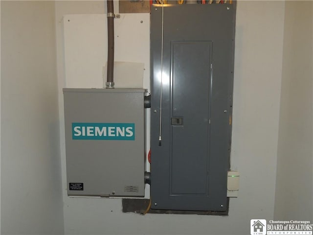 utility room with electric panel