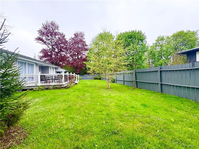 5 Walnut Street Ext, Sennett, NY 13021 - view of yard featuring a deck