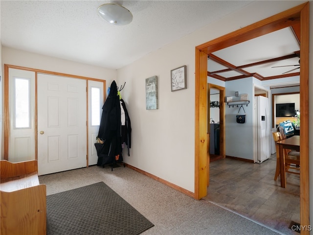 entrance foyer with baseboards