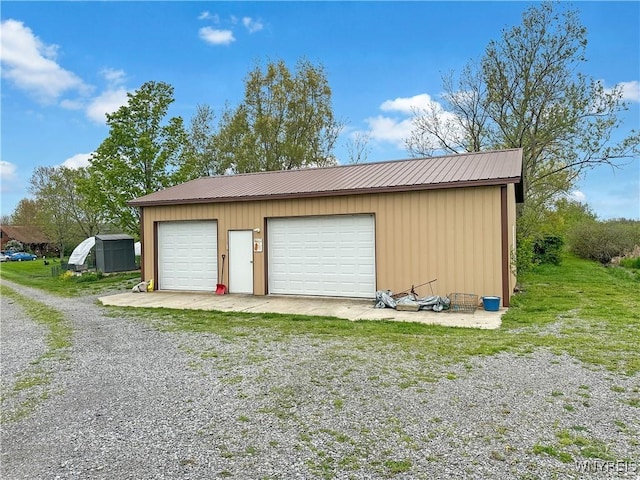 2669 Town Line Rd, Mount Morris, NY 14517 - view of detached garage