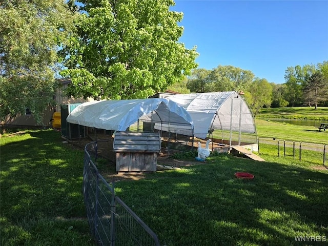 2669 Town Line Rd, Mount Morris, NY 14517 - view of yard featuring an outbuilding and exterior structure