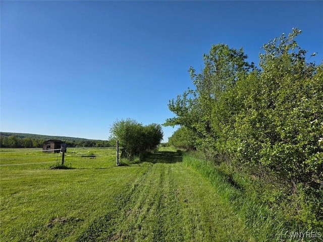 2669 Town Line Rd, Mount Morris, NY 14517 - view of green lawn featuring a view of rural / pastoral area