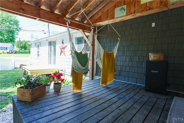 285 Clinton St, Gouverneur, NY 13642 - view of deck