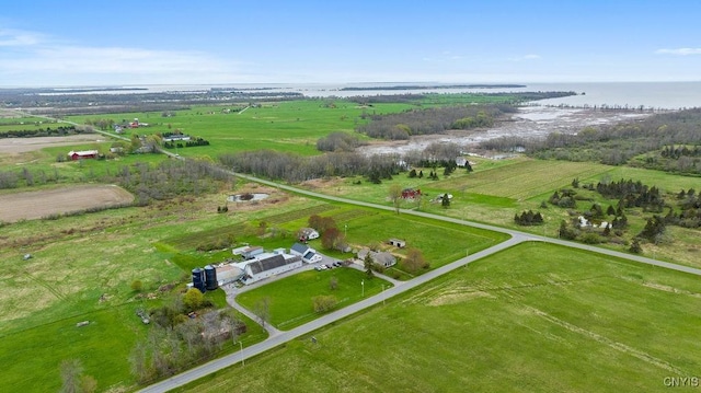 2066 Deerlick Rd, Cape Vincent, NY 13618 - aerial view of property and surrounding area featuring a nearby body of water and rural landscape