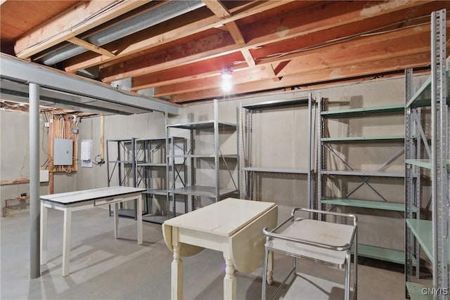 106 Lee Ter, Manlius, NY 13057 - unfinished below grade area featuring electric panel