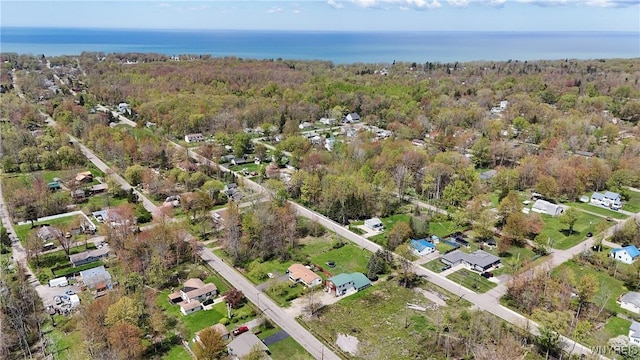 aerial overview of property's location featuring nearby suburban area