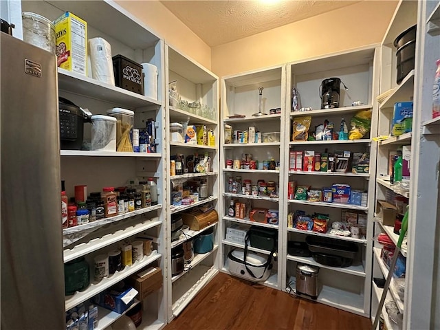view of storage area