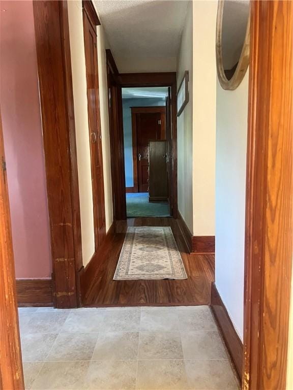 hall with baseboards