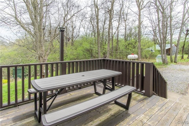 20948 Nys Rte 180, Hounsfield, NY 13634 - view of wooden terrace