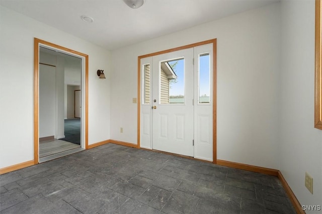 120 Getmac Ave, Lenox, NY 13032 - entrance foyer with dark stone finish flooring and baseboards