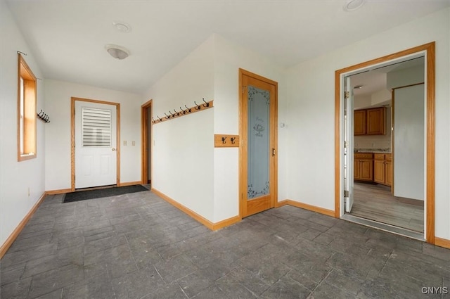 120 Getmac Ave, Lenox, NY 13032 - hallway with baseboards and stone finish flooring