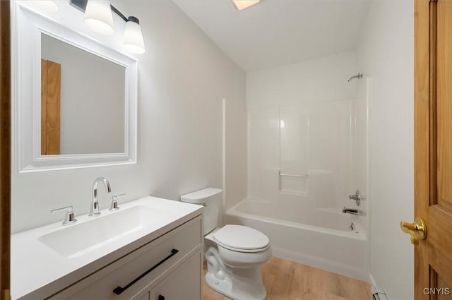 120 Getmac Ave, Lenox, NY 13032 - full bath featuring toilet, wood finished floors, vanity, and shower / washtub combination