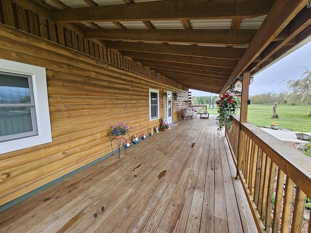 4138 Hubbs Rd, Hector, NY 14818 - view of deck