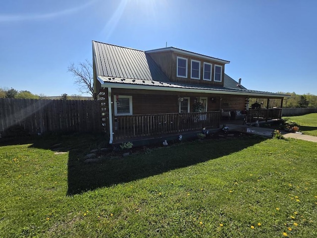 4138 Hubbs Rd, Hector, NY 14818 - view of front of house with metal roof