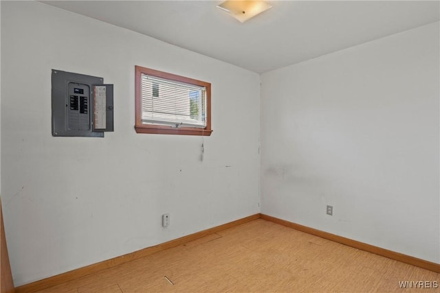 449 Madison Ave, Evans, NY 14006 - spare room featuring electric panel and baseboards