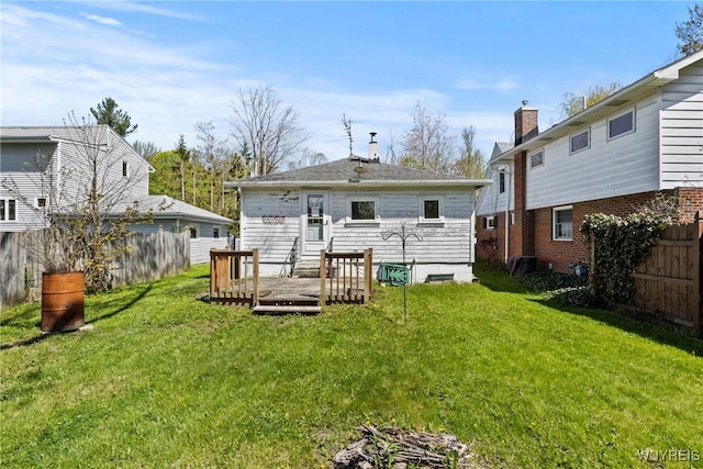449 Madison Ave, Evans, NY 14006 - back of house featuring a deck