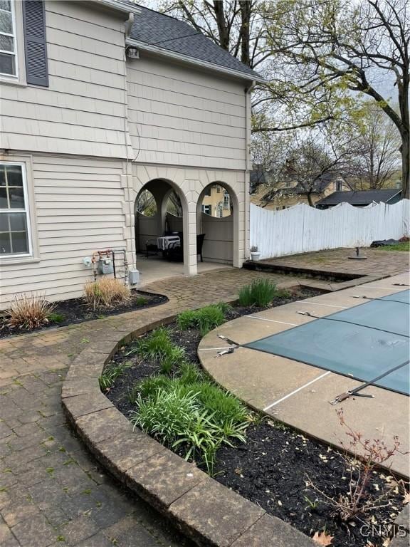 10 Sage Ct, Utica, NY 13502 - view of yard with a patio area and fence