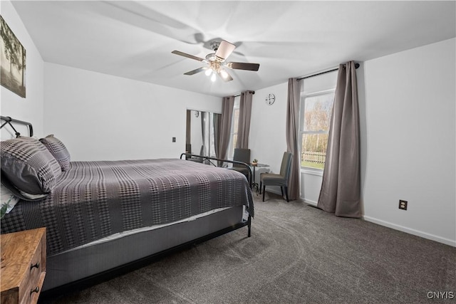7678 Totman Rd, Cicero, NY 13212 - carpeted bedroom with ceiling fan and baseboards