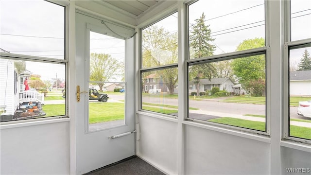 1350 Caravelle Dr, Niagara Falls, NY 14304 - unfurnished sunroom featuring plenty of natural light